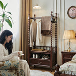 Luxurious Solid Wood Coat Hanger - Elegant Home Accent hyjyj-4277