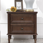 Elegant Solid Wood Bedside Cupboard for Luxurious Living Rooms hyjyj-4282