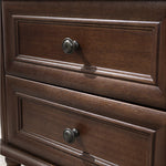 Elegant Solid Wood Bedside Cupboard for Luxurious Living Rooms hyjyj-4282