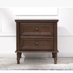 Elegant Solid Wood Bedside Cupboard for Luxurious Living Rooms hyjyj-4282