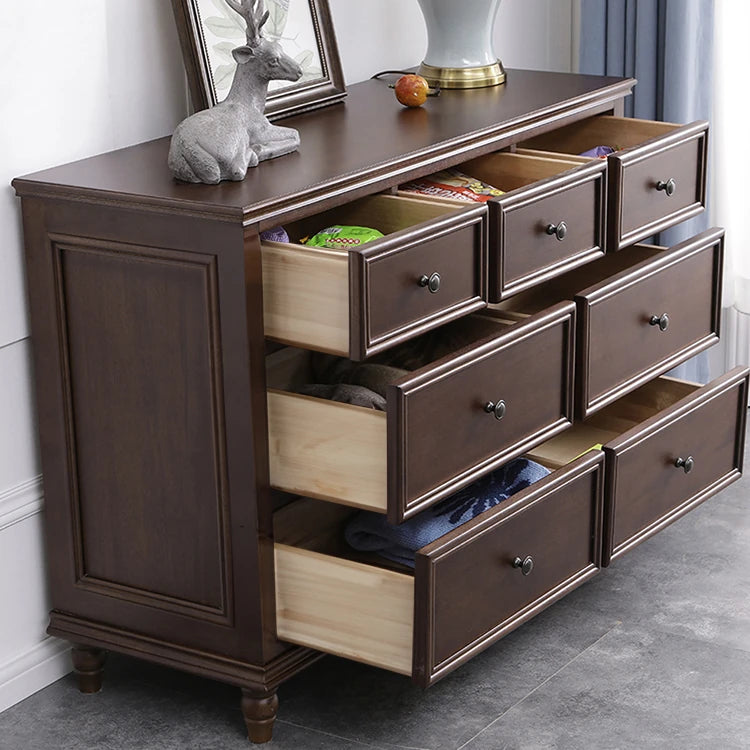 Elegant Solid Wood Cabinet for Timeless Living Room Charm hyjyj-4287