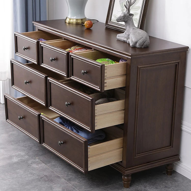 Elegant Solid Wood Cabinet for Timeless Living Room Charm hyjyj-4287