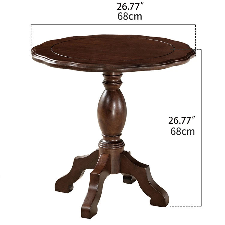 Elegant Solid Wood Tea Table – Timeless Design for Your Living Room hyjyj-4292