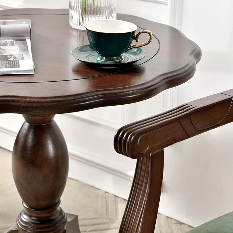 Elegant Solid Wood Tea Table – Timeless Design for Your Living Room hyjyj-4292