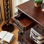 Elegant Cherry Wood Coffee Table for Sophisticated Living Rooms hyjyj-4297