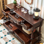 Elegant Cherry Wood Coffee Table for Sophisticated Living Rooms hyjyj-4297