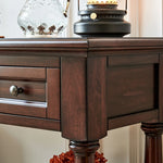 Elegant Cherry Wood Coffee Table for Sophisticated Living Rooms hyjyj-4297