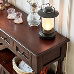 Elegant Cherry Wood Coffee Table for Sophisticated Living Rooms hyjyj-4297
