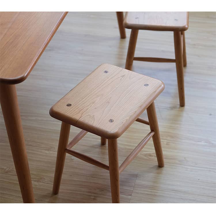 Elegant Natural Wood Chair in Brown - Oak, Cherry, and Black Walnut Options hykmq-740