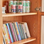 Stunning Cherry Wood & Black Cabinet with Glass and Metal Accents - Perfect for Modern Interiors hykmq-761