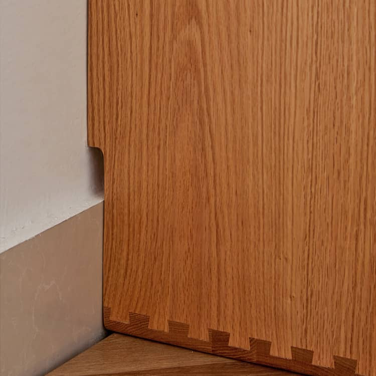 Premium Red Oak Cabinet - Stunning Natural Wood Finish hykmq-764