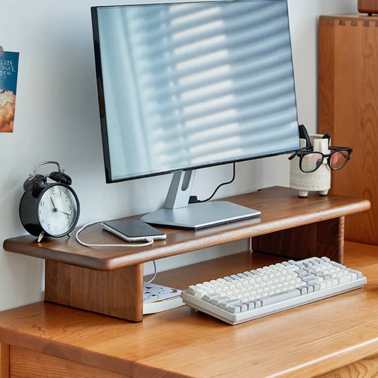 Elegant Storage Rack - Natural Wood Finish in Brown, Red Oak, Cherry, and Black Walnut hykmq-770