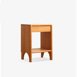 Premium Bedside Cupboard in Elegant Brown Black Walnut Finish hykmq-779