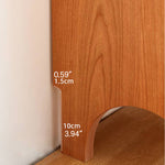 Premium Bedside Cupboard in Elegant Brown Black Walnut Finish hykmq-779