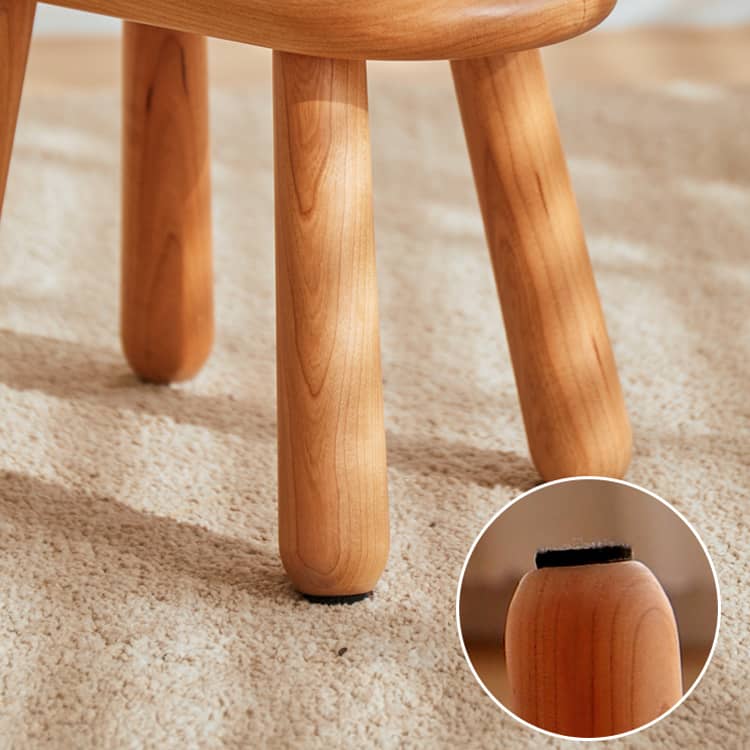 Elegant Handmade Stool in Rich Wood Colors: Red Oak, Cherry, Black Walnut hykmq-781