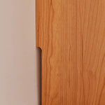 Stunning Cherry Wood Natural Cabinet | Premium Quality Plywood Construction hykmq-782