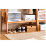 Premium Wooden Coat Hangers - Cherry, Red Oak, Black Walnut with Elegant Rattan Accents hykmq-783