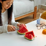 Sleek Tea Table Collection: Cherry Wood, Red Oak & Black Walnut with Marble or Tempered Glass Tops and Rattan Accents hykmq-791