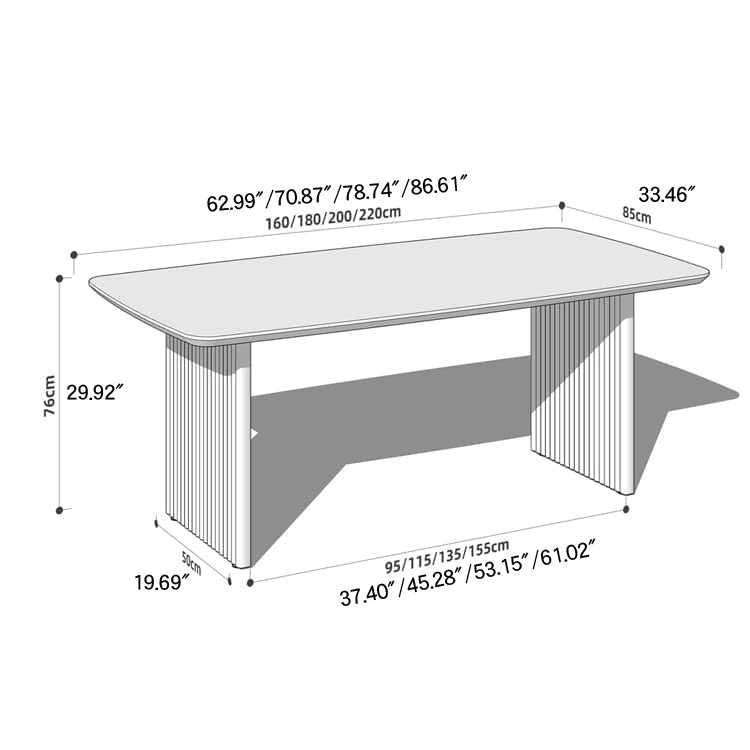 Elegant Natural Wood Table - Cherry Wood & Red Oak Finishes Available hykmq-798