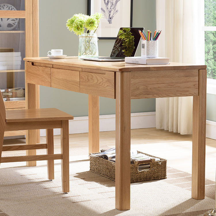 Stunning Brown Oak Wood Table for Elegant Natural Décor hym-1530