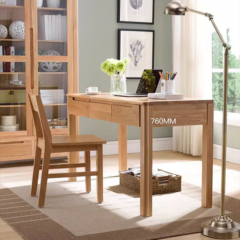 Stunning Brown Oak Wood Table for Elegant Natural Décor hym-1530