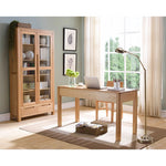 Stunning Brown Oak Wood Table for Elegant Natural Décor hym-1530