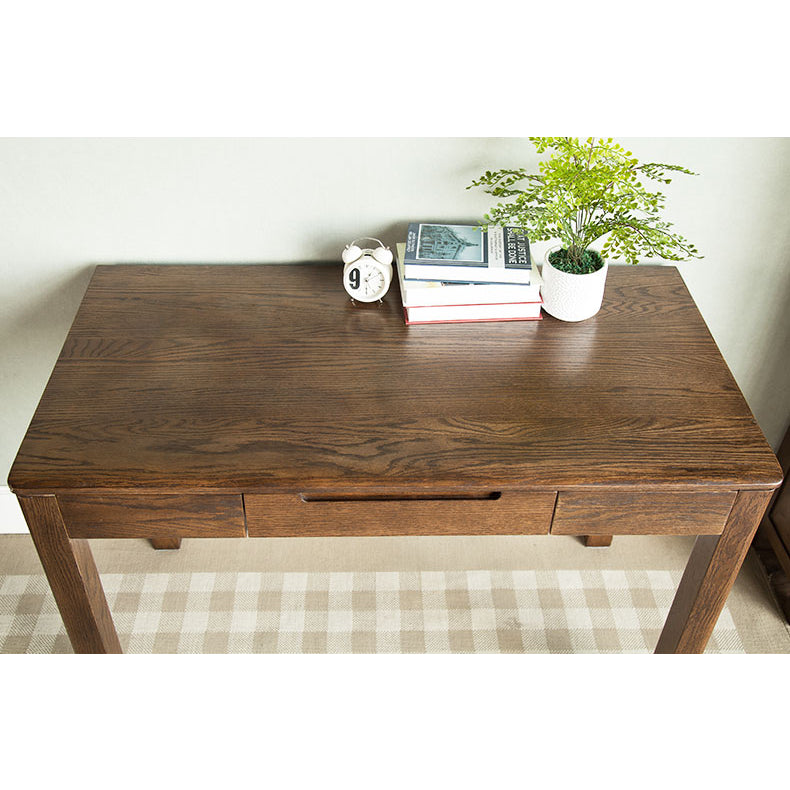 Stunning Brown Oak Wood Table for Elegant Natural Décor hym-1530