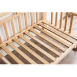 Stylish Dark Brown Sofa with Natural Oak Wood Accents in Grey, Beige, Pink, Yellow, and Light Blue Options hym-1531