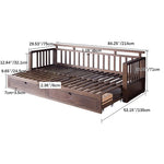 Stylish Dark Brown Sofa with Natural Oak Wood Accents in Grey, Beige, Pink, Yellow, and Light Blue Options hym-1531