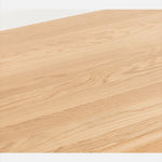 Vintage Brown Natural Oak Wood Table - Elegant Craftsmanship for Timeless Style hym-1534