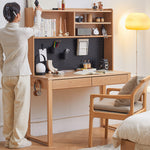 Natural Brown Ash Wood Table - Elegant and Durable Dining Furniture hym-1539