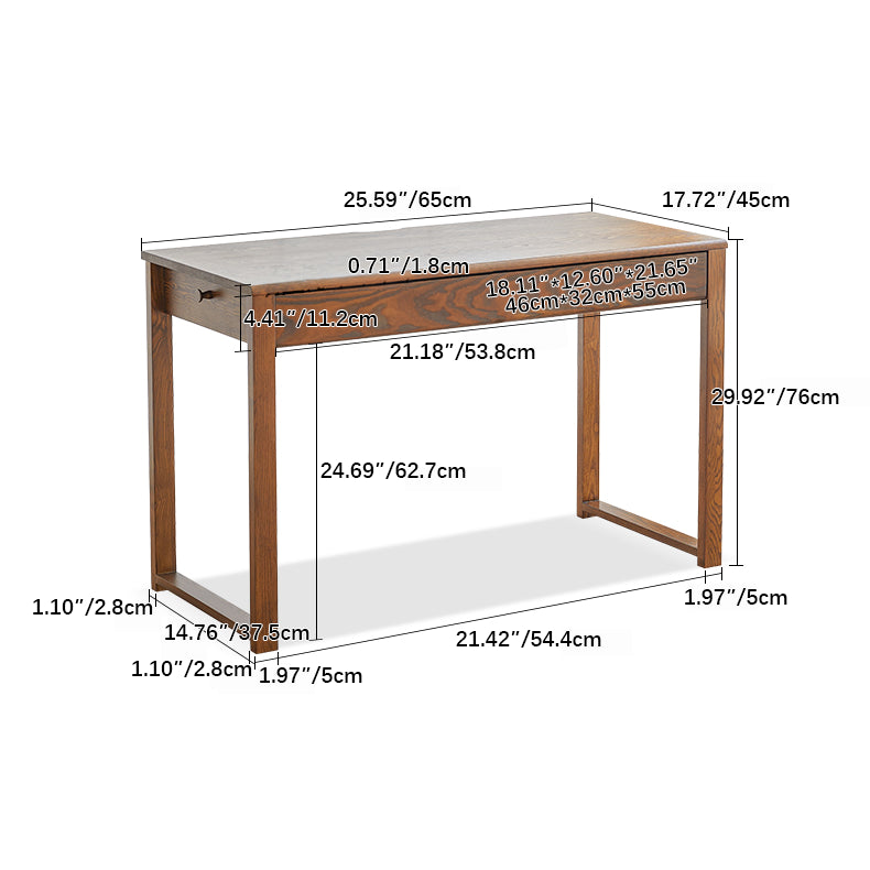 Natural Brown Ash Wood Table - Elegant and Durable Dining Furniture hym-1539