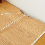 Natural Brown Ash Wood Table - Elegant and Durable Dining Furniture hym-1539