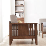 Stylish Light Brown Grey Chenille Sofa for Modern Living Rooms hym-1540