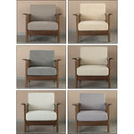 Stylish Light Brown Grey Chenille Sofa for Modern Living Rooms hym-1540