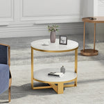 Luxury Marble Tea Table with Modern Swirl Design for Elegant Living Spaces hyq-4421