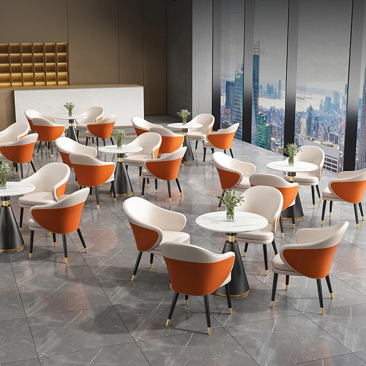 Modern PU Leather Dining Chairs - Elegant Design for Your Home or Cafe hyq-4423