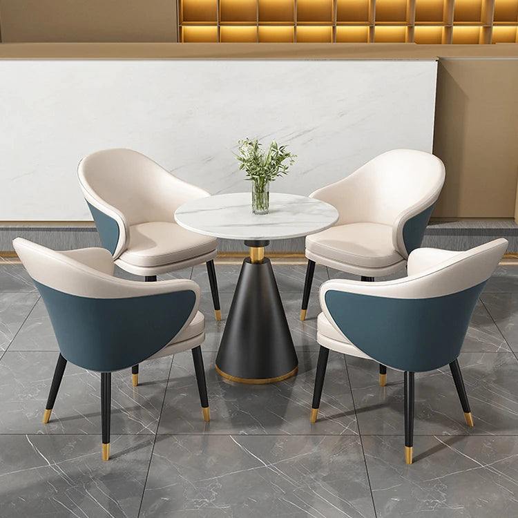 Modern PU Leather Dining Chairs - Elegant Design for Your Home or Cafe hyq-4423