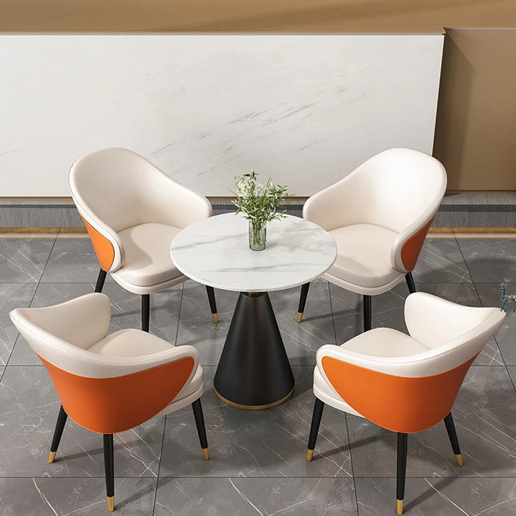 Modern PU Leather Dining Chairs - Elegant Design for Your Home or Cafe hyq-4423