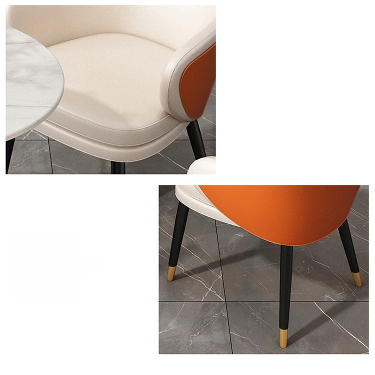 Modern PU Leather Dining Chairs - Elegant Design for Your Home or Cafe hyq-4423