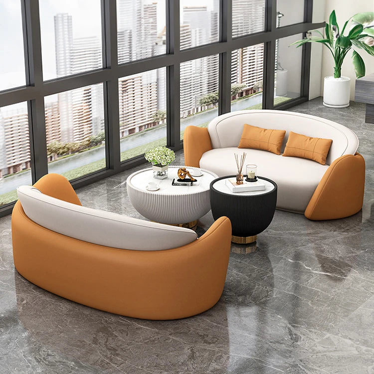 Luxurious Solid Wood Techno Fabric Sofa - Elegant Design for Modern Interiors hyq-4430