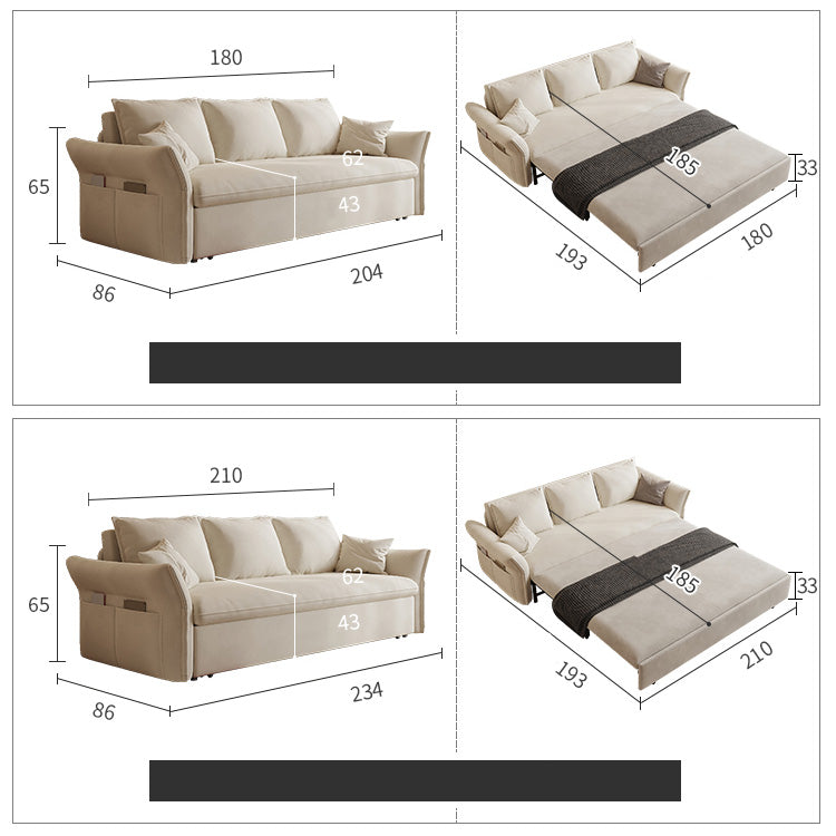 Elegant Beige & Light Gray Sofa with Pink & Blue Accents, Comfortable Dark Brown Faux Leather & Cotton Blend hyt-1424