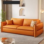Stylish Multi-Color Sofas: Beige, Gray, Pink Options in Faux Leather and Down hyt-1425