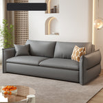 Stylish Multi-Color Sofas: Beige, Gray, Pink Options in Faux Leather and Down hyt-1425