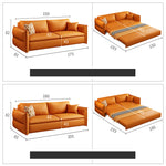 Stylish Multi-Color Sofas: Beige, Gray, Pink Options in Faux Leather and Down hyt-1425