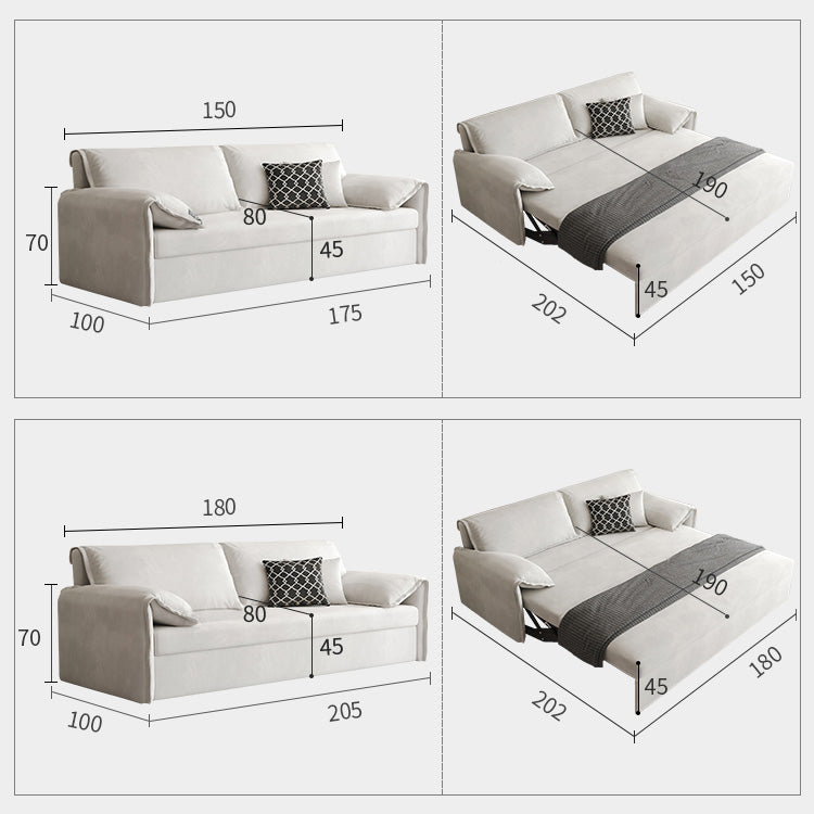 Elegant Contrast Sofa in Beige, Blue, Dark Brown, Orange & Gray - Premium Cotton & Faux Leather Blend hyt-1426