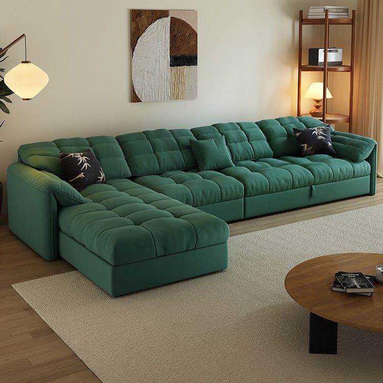 Modern Multi-Color Cotton Sofa - Beige, Dark Brown, Yellow, Blue, Orange, Green, and Gray hyt-1427