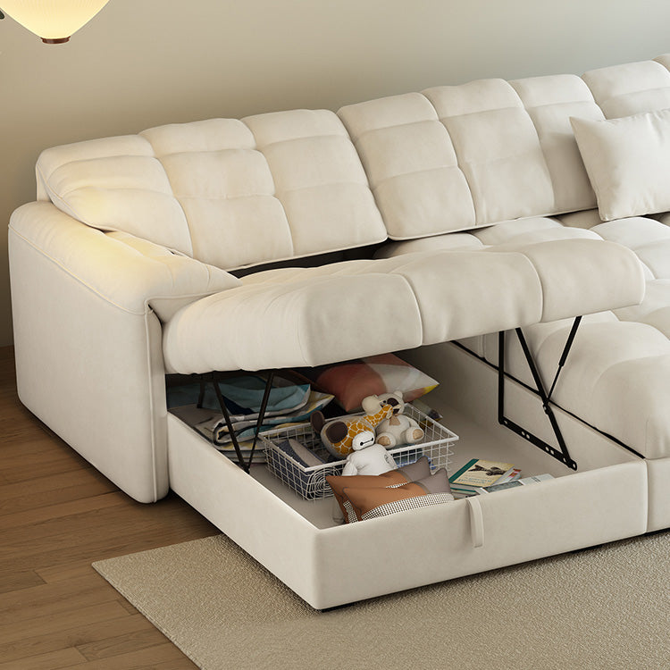 Modern Multi-Color Cotton Sofa - Beige, Dark Brown, Yellow, Blue, Orange, Green, and Gray hyt-1427