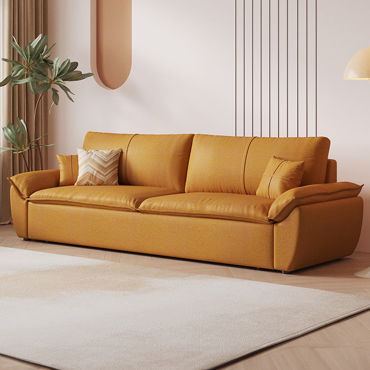 Luxurious Multi-Color Leathaire Sofa - Orange, Beige, Light Brown, Gray, Purple & Dark Green hyt-1430