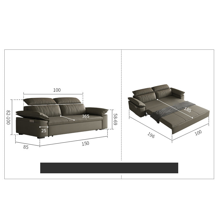 Stylish Solid Wood Sofa with Comfortable Cotton and Faux Leather Upholstery in Assorted Colors hyt-1432
